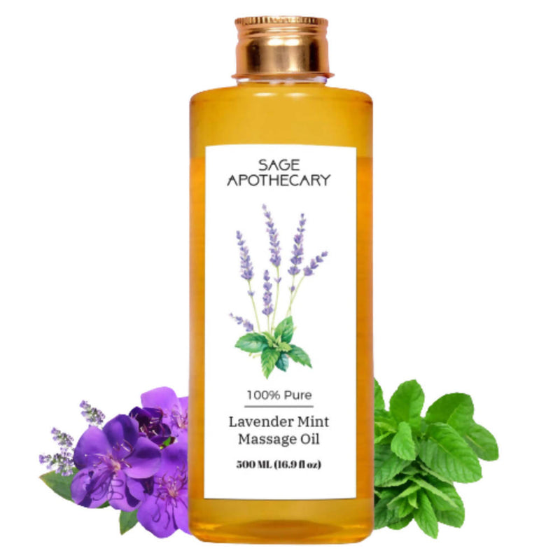 Sage Apothecary Lavender & Mint Massage Oil