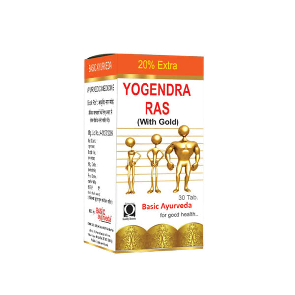 Basic Ayurveda Yogendra Ras (With Gold) Tablets