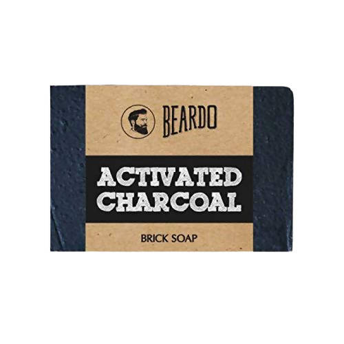 Beardo Activated Charcoal Brick Soap