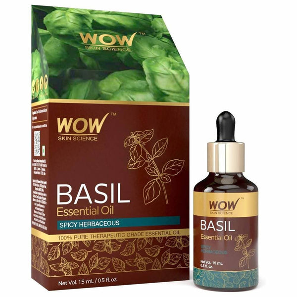 Wow Skin Science Basil Essential Oil