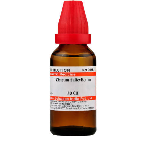 Dr. Willmar Schwabe India Zincum Salicylicum Dilution