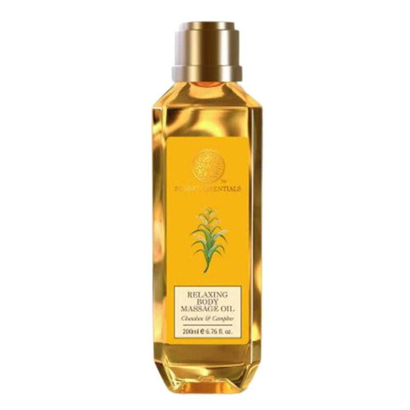 Forest Essentials Relaxing Body Massage Oil Chandan & Camphor