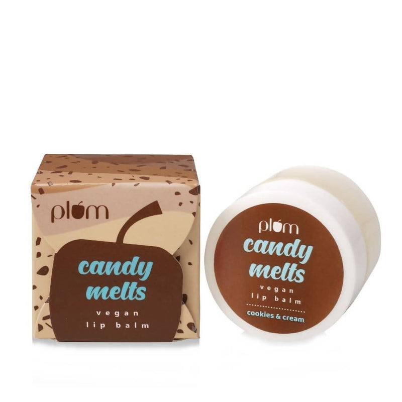 Plum Candy Melts Cookies & Cream Vegan Lip Balm