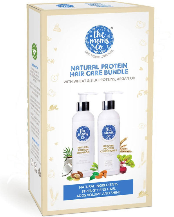 The Moms Co Natural Protein Hair Care Bundle