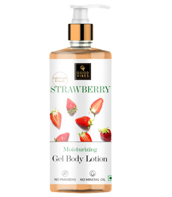 Good Vibes Strawberry Moisturizing Ultralight Gel Body Lotion