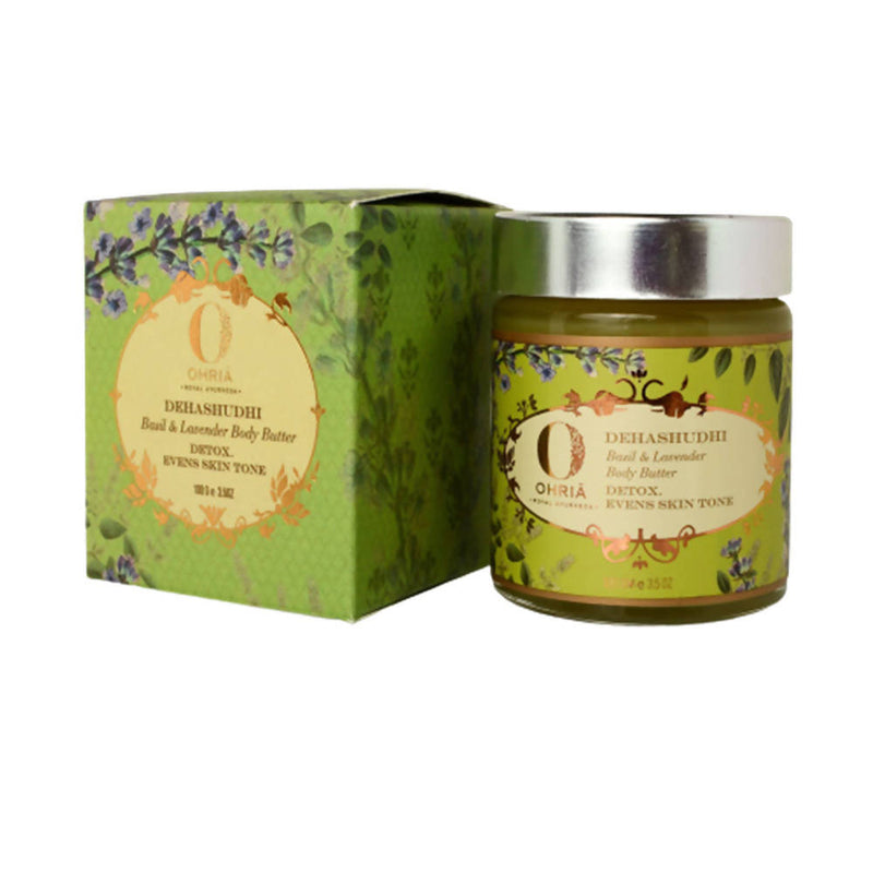 Ohria Ayurveda Basil And Lavender Body Butter (Dehashudi)