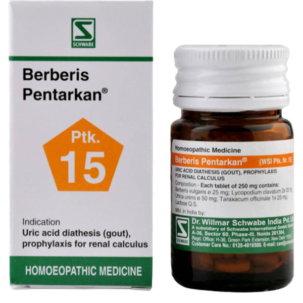 Dr. Willmar Schwabe India Berberis Pentarkan Tablets