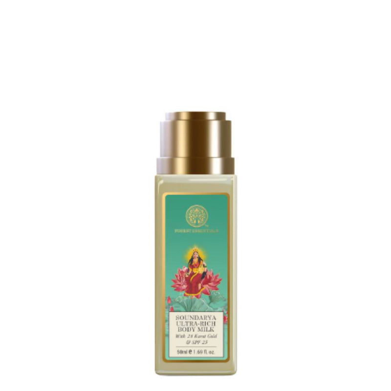 Forest Essentials Ultra Rich Body Milk Soundarya With 24K Gold & SPF25