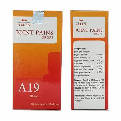 Allen Homeopathy A19 Drops