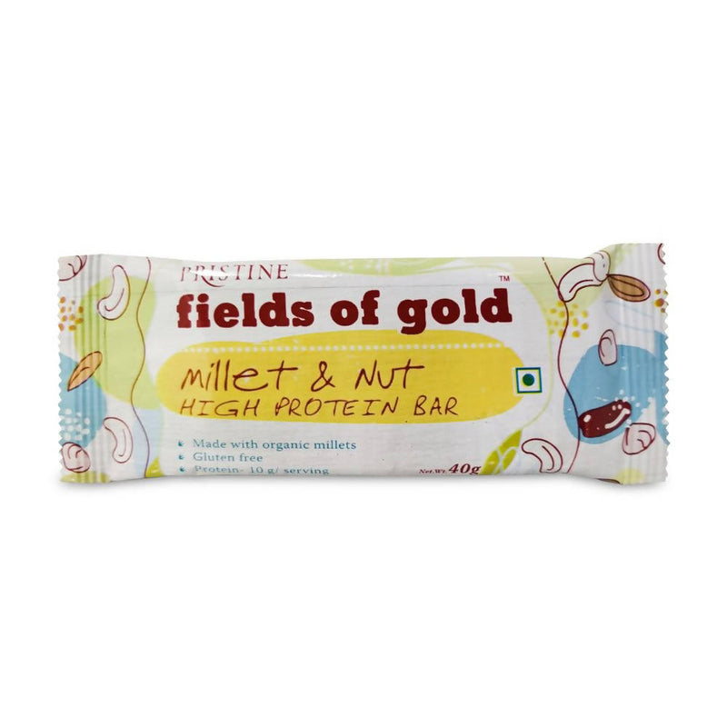 Pristine Fields of Gold Millet & Nut – High Protein Bar