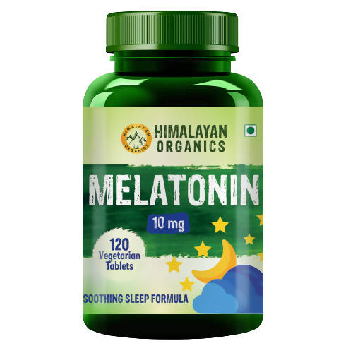 Himalayan Organics Melatonin 10 mg Vegetarian Tablets
