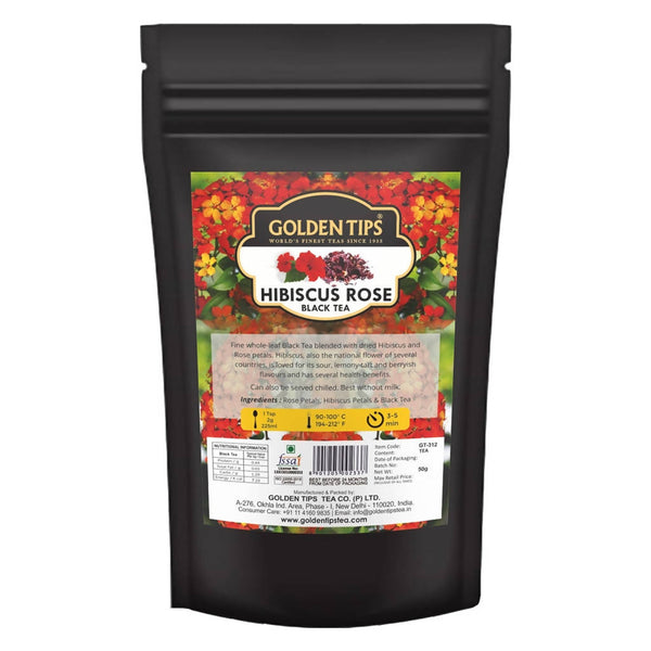 Golden Tips Hibiscus Rose Black Tea