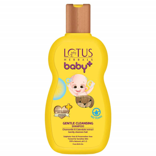 Lotus Herbals Baby+ Gentle Cleansing Shampoo (200 Ml)