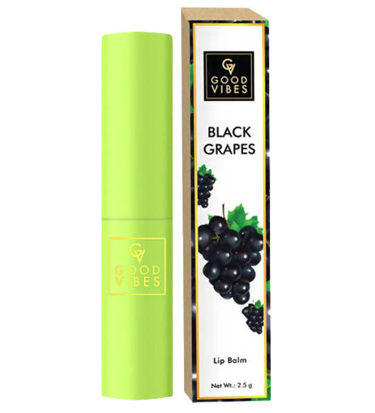 Good Vibes Lip Balm, Black Grapes