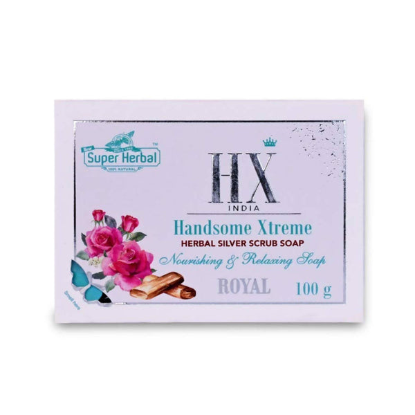 Super Herbal HX Handsome Xtreme Herbal Silver Scrub Soap