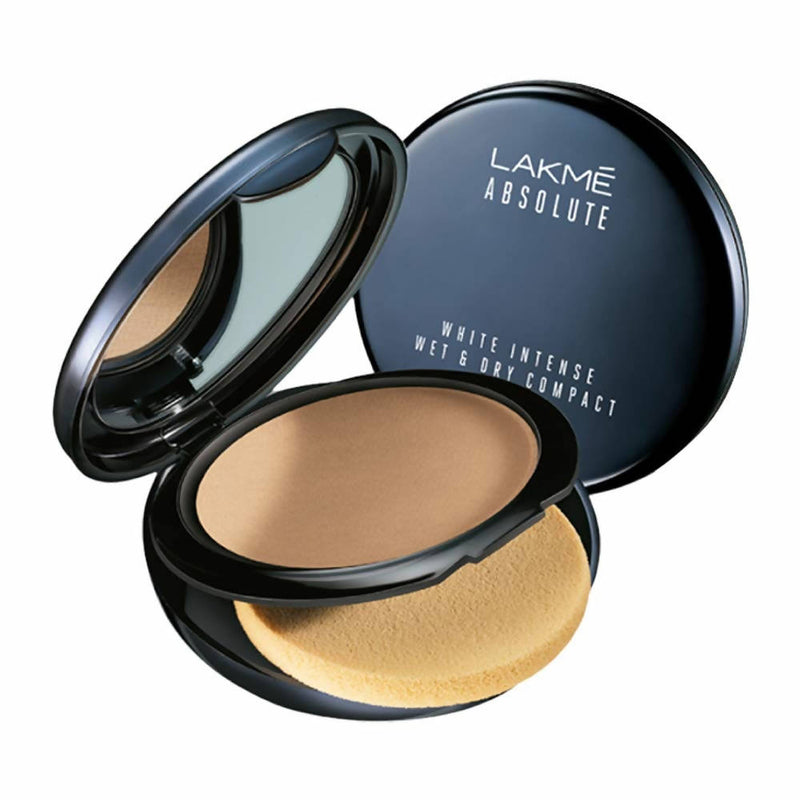 Lakme Absolute White Intense Wet and Dry Compact - Beige Honey