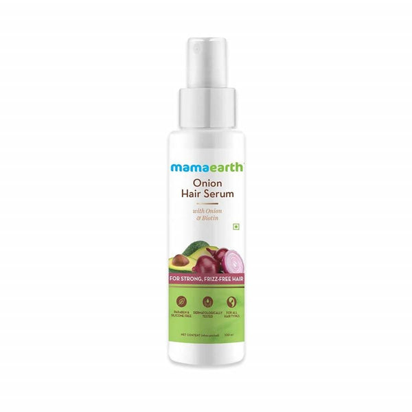 Mamaearth Onion Hair Serum For Strong , Frizz Free Hair