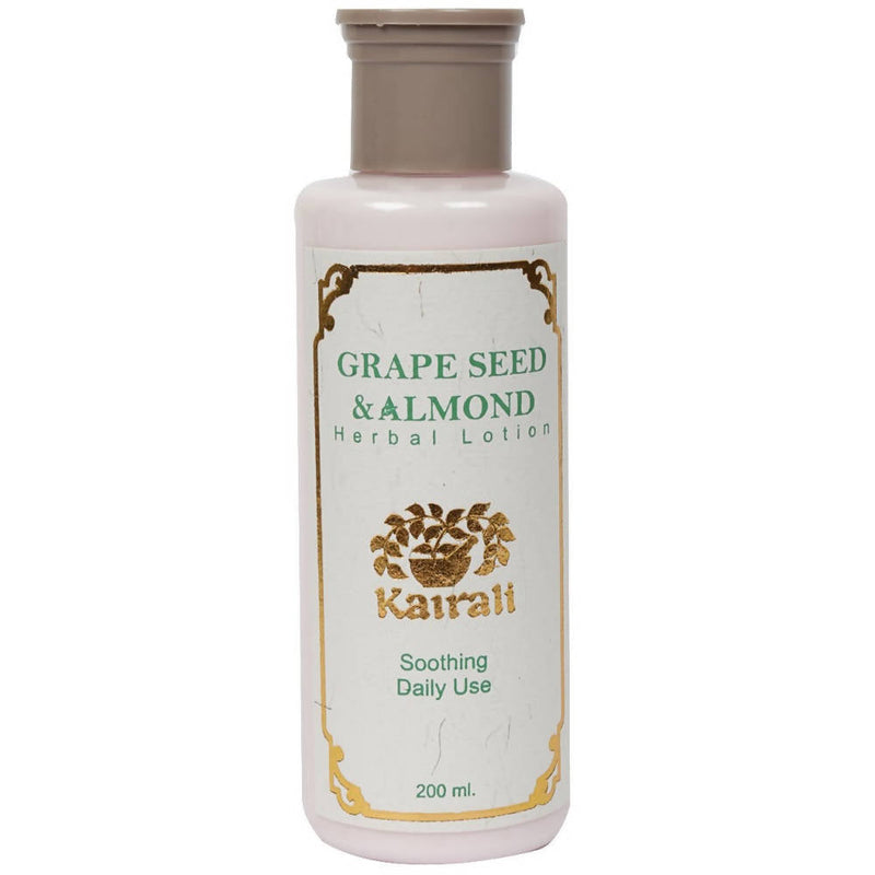 Kairali Ayurvedic Grape Seed & Almond Herbal Lotion - Soothing Daily Use