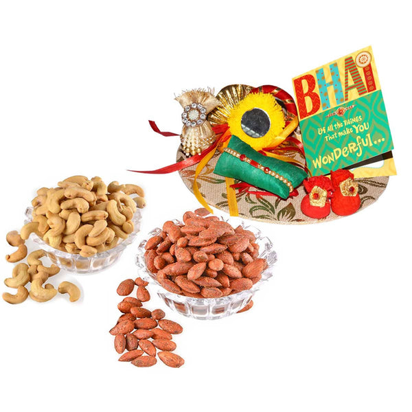 Bikano Rakhi with Dryfruits Gifts