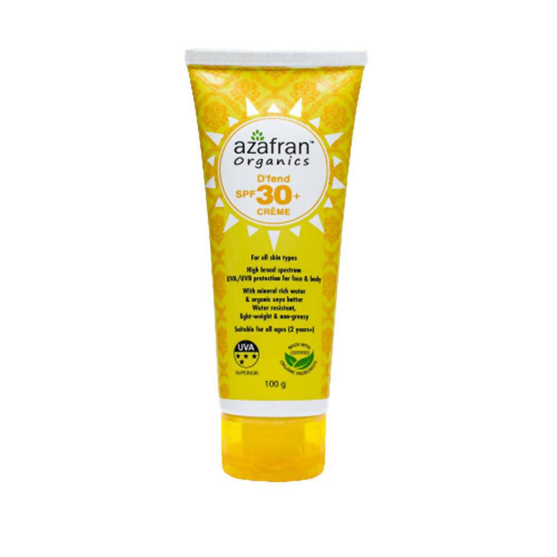 Azafran Organics D’fend SPF 30+ Creme