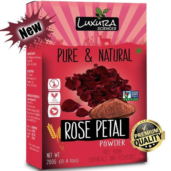 Luxura Sciences Pure & Natural Rose Petal Powder