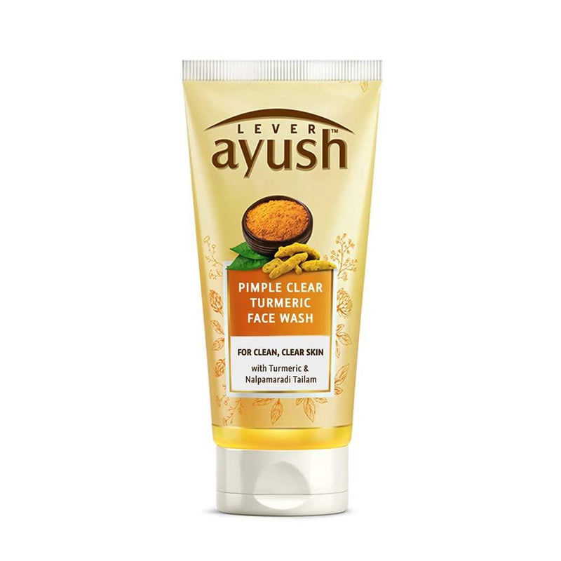 Lever Ayush Pimple Clear Turmeric Face Wash