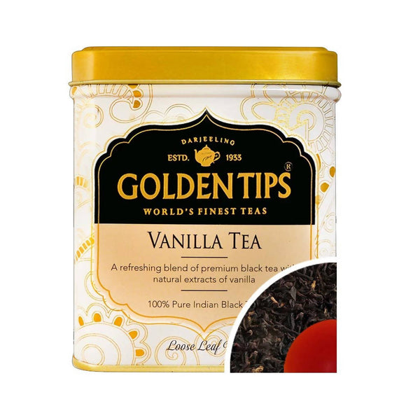 Golden Tips Vanilla Tea - Tin can