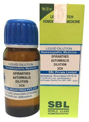 SBL Homeopathy Spiranthes Autumnalis Dilution