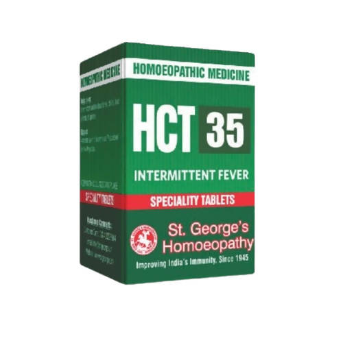 St. George's Homeopathy HCT 35 Tablets