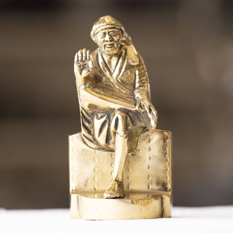 Myoksha Shirdi Sai Baba Brass Idol - Get Guru's Blessings