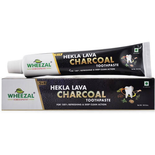 Wheezal Hekla Lava Charcoal Toothpaste