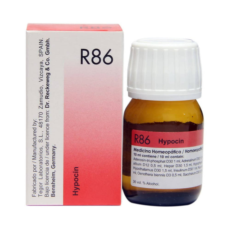 Dr. Reckeweg R86 (Hypocin) Low Blood Sugar Drops