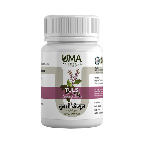 Uma Ayurveda Tulsi Immunity Booster Veg Capsules