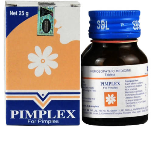 SBL Homeopathy Pimplex Tablets