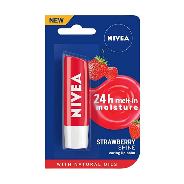 Nivea Strawberry Shine Lip Balm