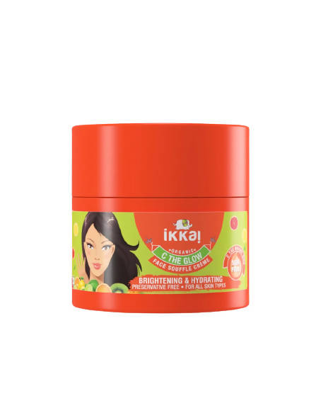 Ikkai Organic C The Glow Face Souffle Creme Brightening & Hydrating