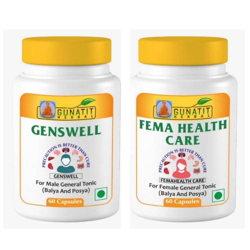 Gunatit Herbal combo of Genswell + Fema Healthcare