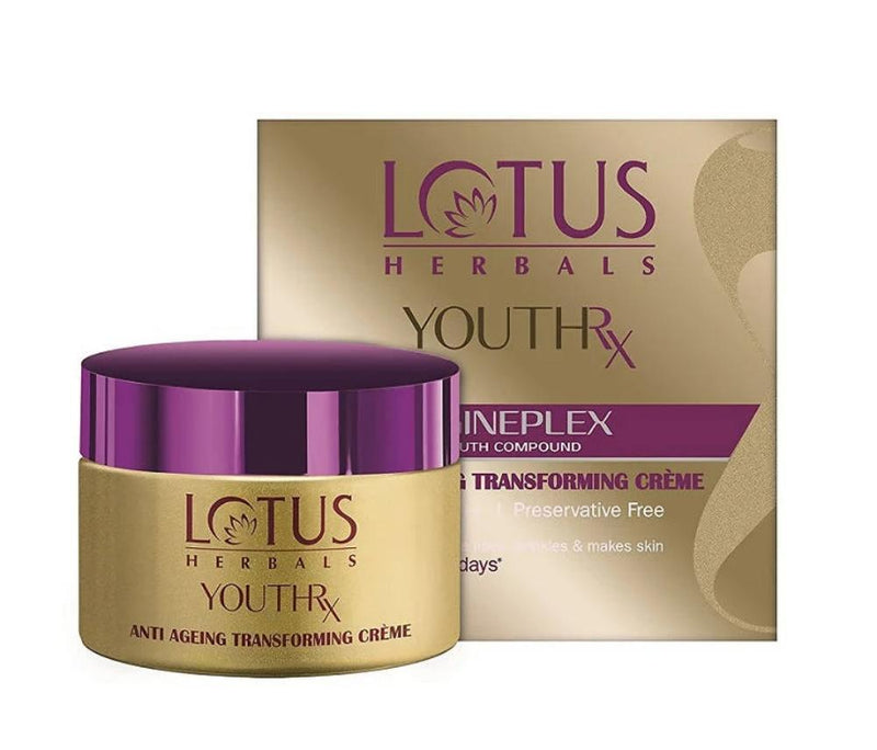 Lotus Herbals Youth Rx Anti-Aging Transforming Creme â€“ SPF 25, PA +++