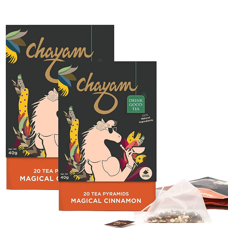 Chayam Magical Cinnamon Green Tea Bags