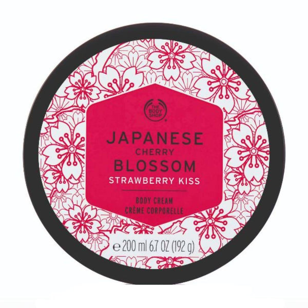 The Body Shop Japanese Cherry Blossom Strawberry Kiss Body Cream