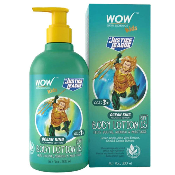 Wow Skin Science Kids Body Lotion - Ocean King Aquaman Edition