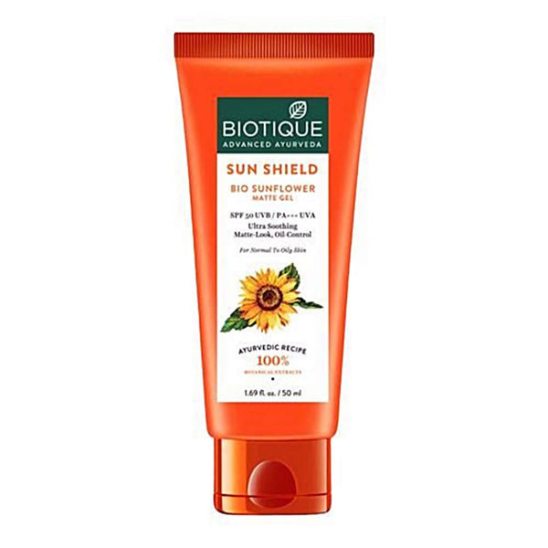 Biotique Advanced Ayurveda Sun Shield Sunflower Matte Gel