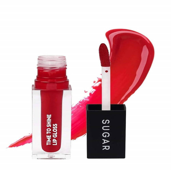 Sugar Time To Shine Lip Gloss - Elektra (Bright Orange Red)