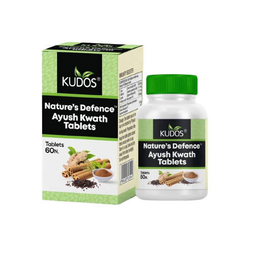 Kudos Ayurveda Nature's Defence Ayush Kwath Tablets