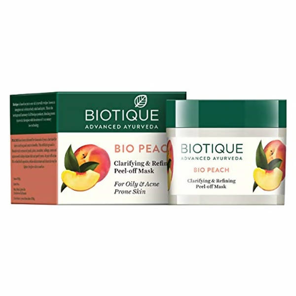 Biotique Advanced Ayurveda Bio Peach Clarifying & Refining Peel-Off Mask