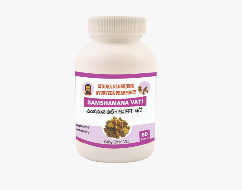 Siddha Nagarjuna Ayurveda Samshamana Vati (Giloy Ghan Vati) Tablets