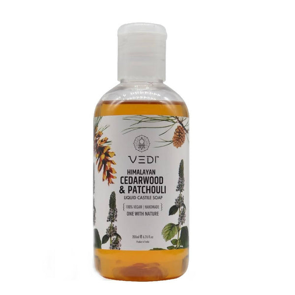 Vedi Herbals Himalayan Cedarwood & Patchouli Liquid Castile Soap