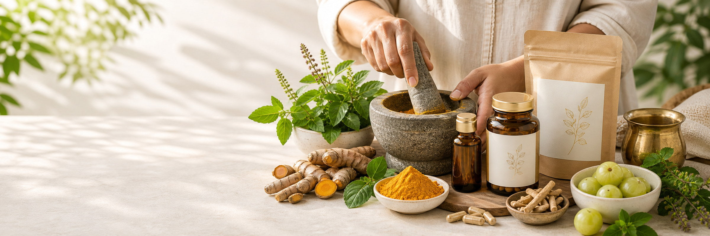 Ayurveda and wellness products