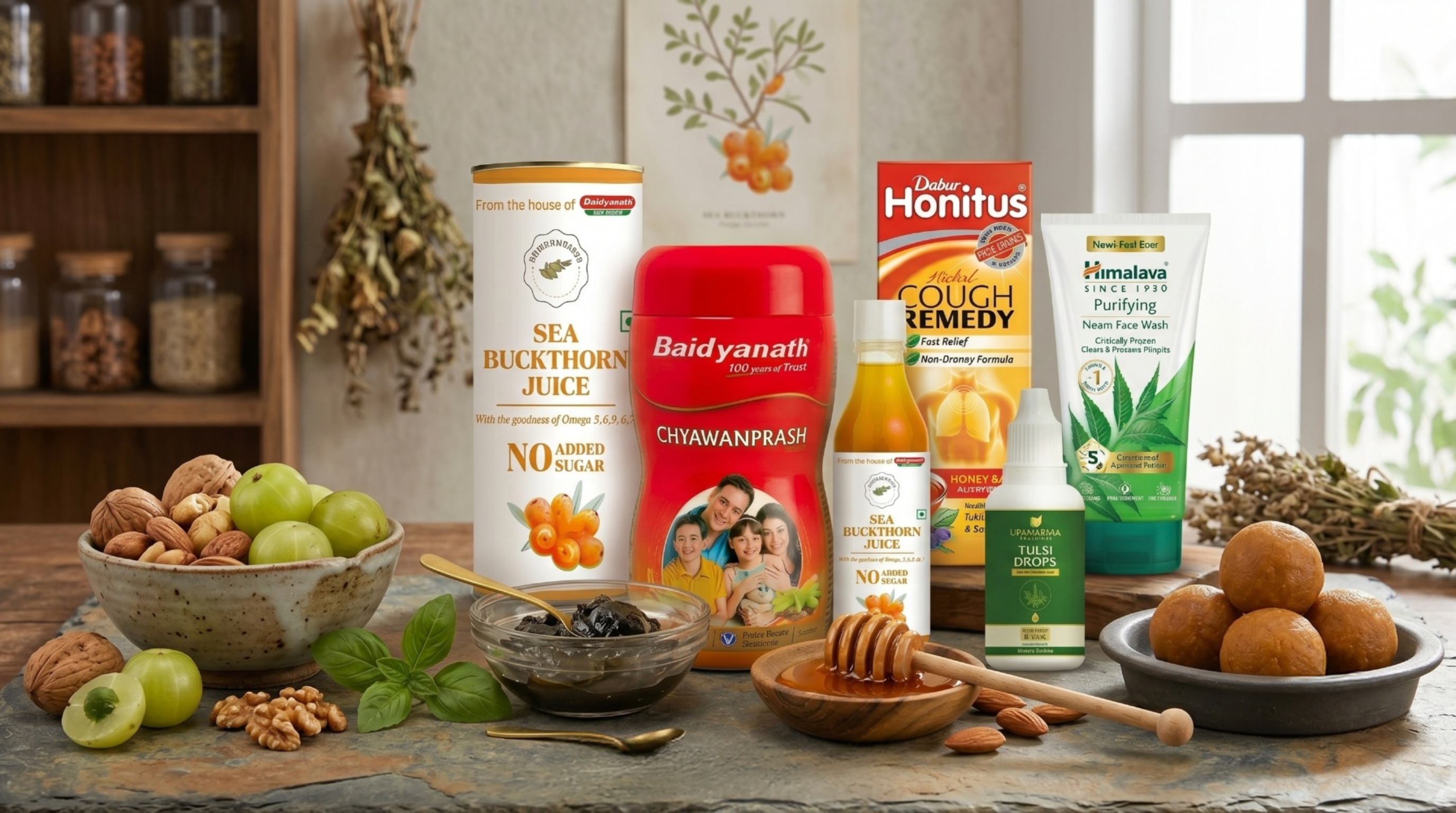 Ayurvedic, homeopathic, skincare, sweets, snacks and spice products from India
